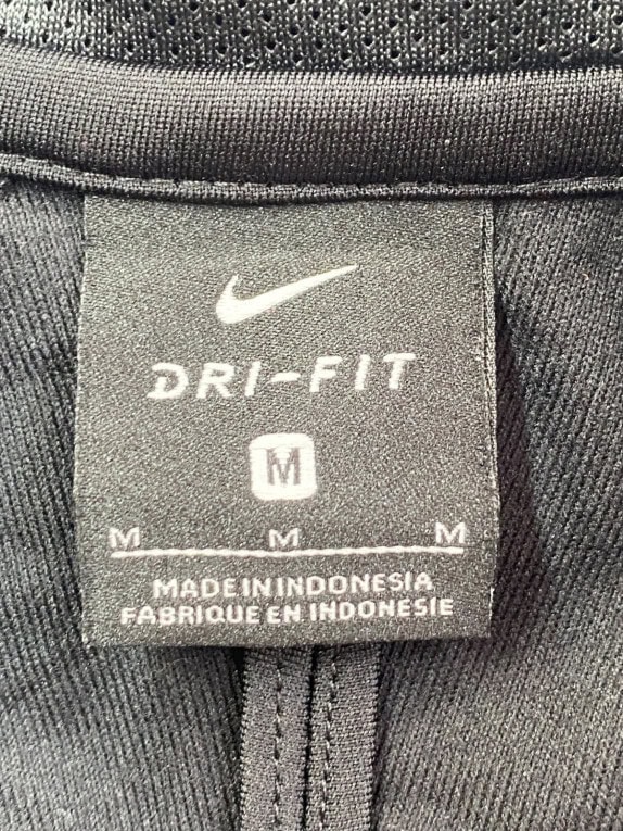 NIKE GIACCA TRACK SPORTSWEAR NERO UOMO PRE OWNED M
