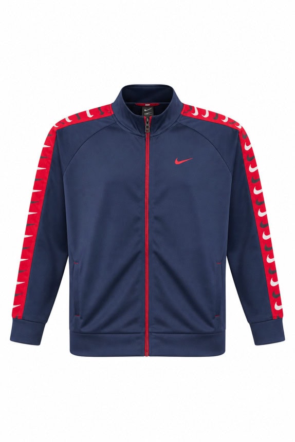 NIKE TRACK JACKET SPORTSWEAR BLUE MEN PRE OWNED XXL