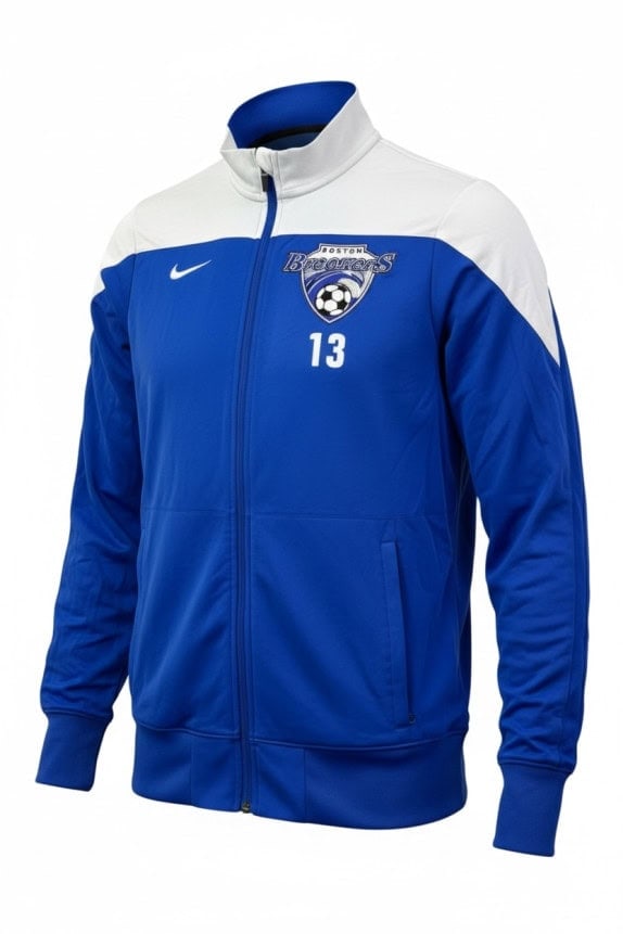NIKE TRACK JACKET SPORTSWEAR BLUE WHITE UNISEX PRE OWNED S