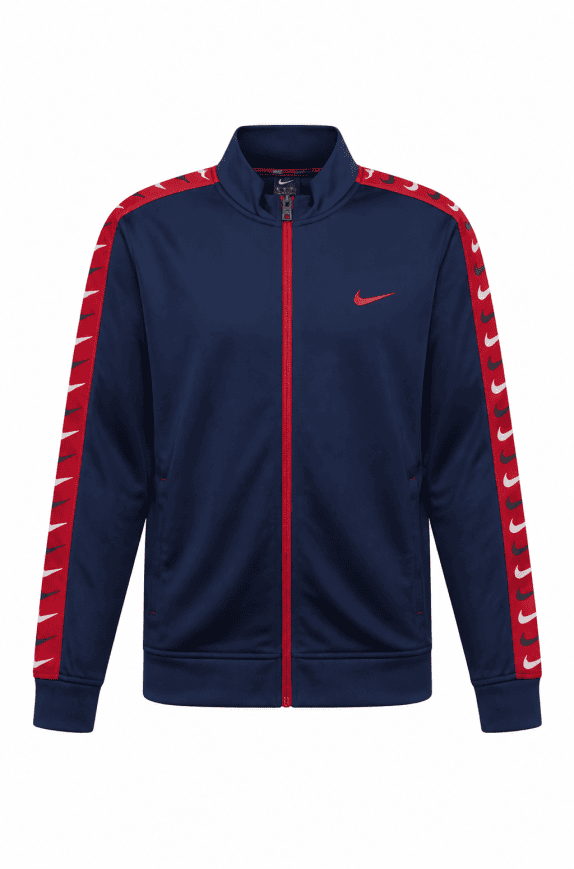 NIKE TRACK JACKET SPORTSWEAR NAVY MEN PRE OWNED XL
