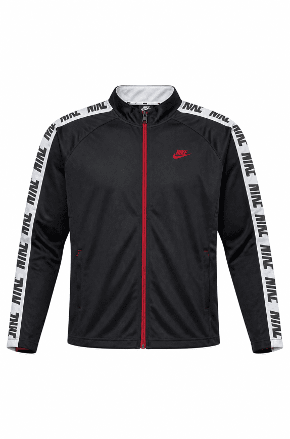 NIKE TRACK JACKET SPORTY NERO UOMO PRE OWNED L