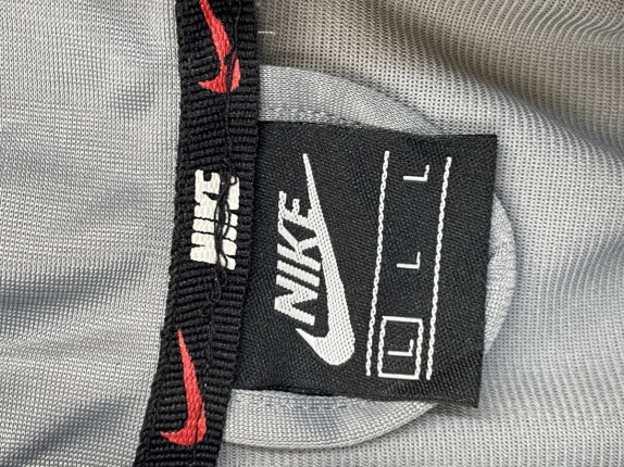 NIKE TRACK JACKET SPORTY GRAY ΑΝΤΡΙΚΟ PRE OWNED L