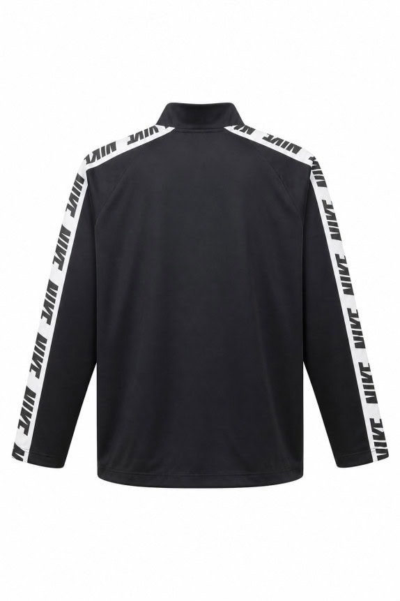 NIKE TRACK JACKET STREETWEAR NERO UOMO PRE OWNED XXL