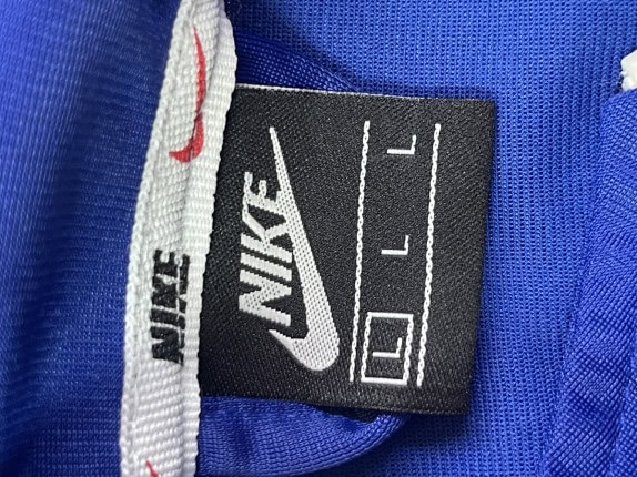 NIKE TRACK JACKET STREETWEAR BLU UOMO PRE OWNED L