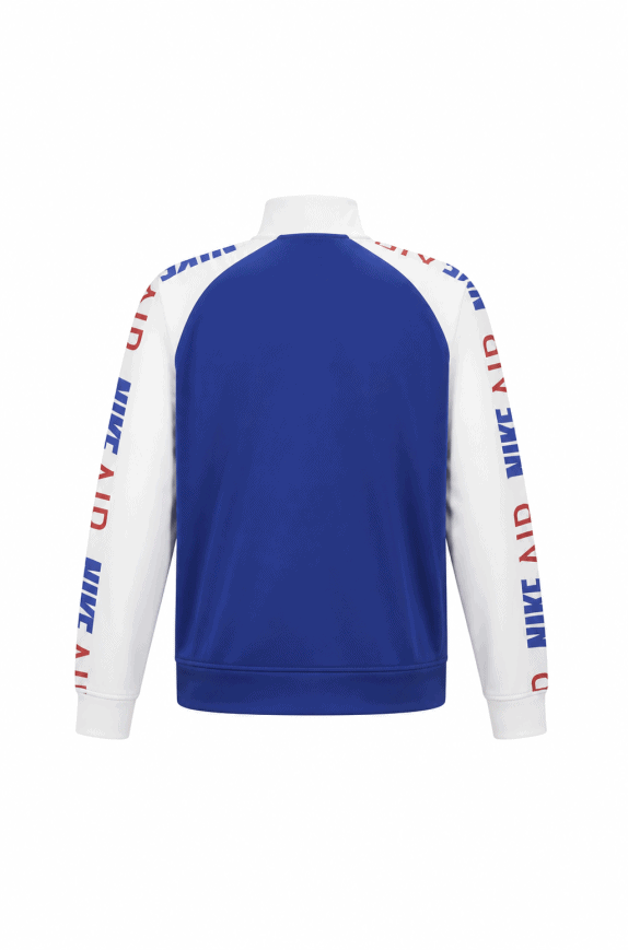 NIKE TRACK JACKET STREETWEAR BLUE WHITE ΑΝΤΡΙΚΟ PRE OWNED L