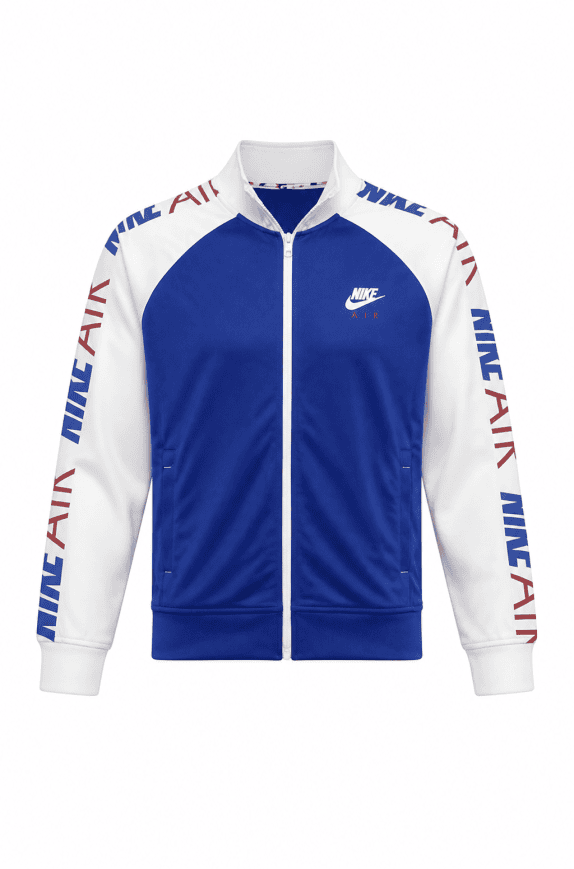 NIKE TRACK JACKET STREETWEAR BLU UOMO PRE OWNED L