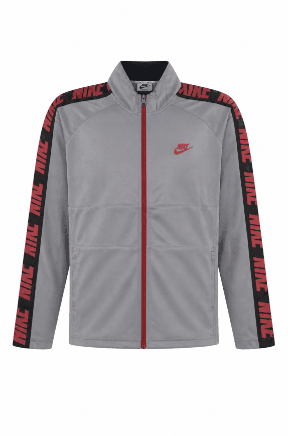 NIKE TRACK JACKET STREETWEAR ΓΚΡΙ ΑΝΤΡΙΚΟ PRE OWNED L