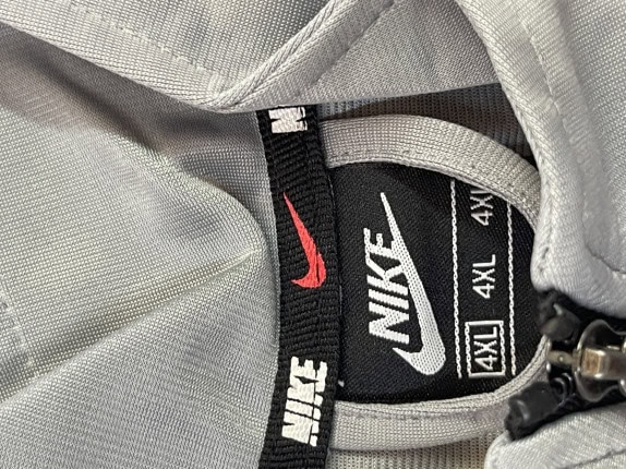 NIKE TRACK JACKET STREETWEAR ΓΚΡΙ ΑΝΤΡΙΚΟ PRE OWNED 4XL