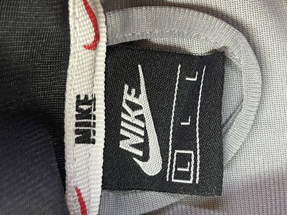 NIKE TRACK JACKET STREETWEAR ΓΚΡΙ ΑΝΤΡΙΚΟ PRE OWNED L