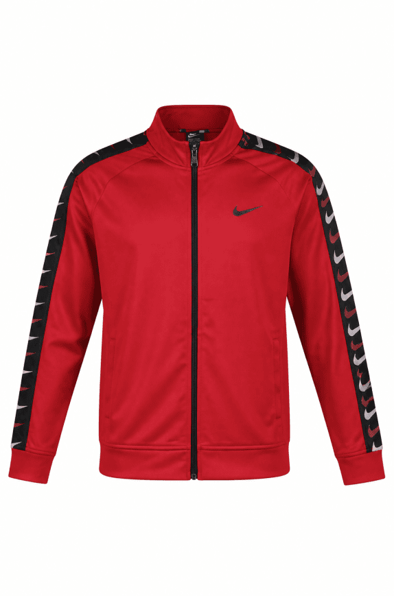 NIKE TRACK JACKET STREETWEAR ΚΟΚΚΙΝΟ ΑΝΤΡΙΚΟ PRE OWNED L