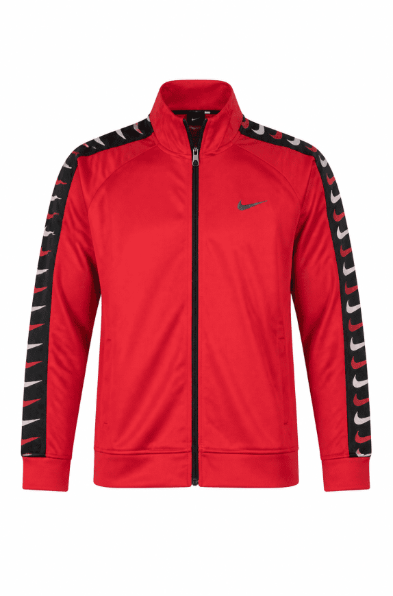 NIKE TRACK JACKET STREETWEAR ΚΟΚΚΙΝΟ ΑΝΤΡΙΚΟ PRE OWNED L