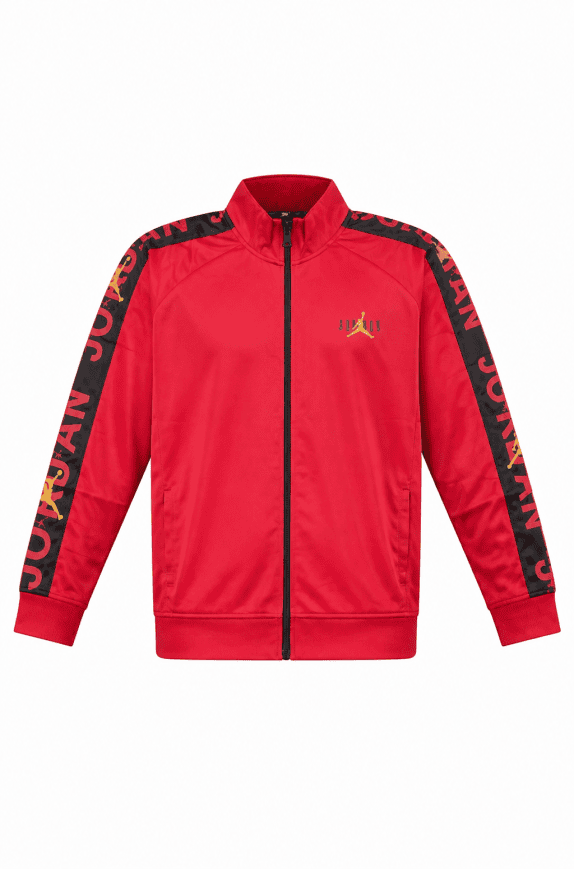 NIKE JORDAN TRACK JACKET STREETWEAR RED MEN PRE OWNED XL