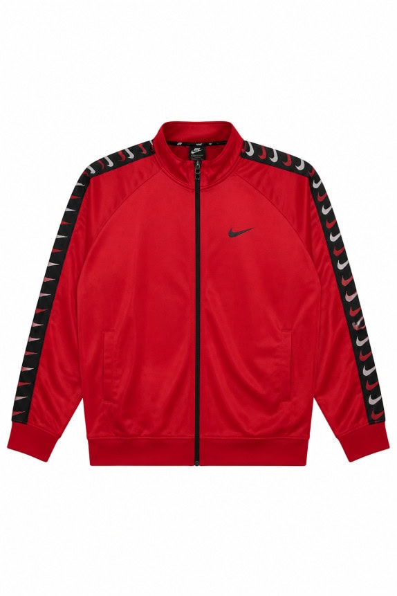 NIKE TRACK JACKET STREETWEAR RED MEN PRE OWNED XXL