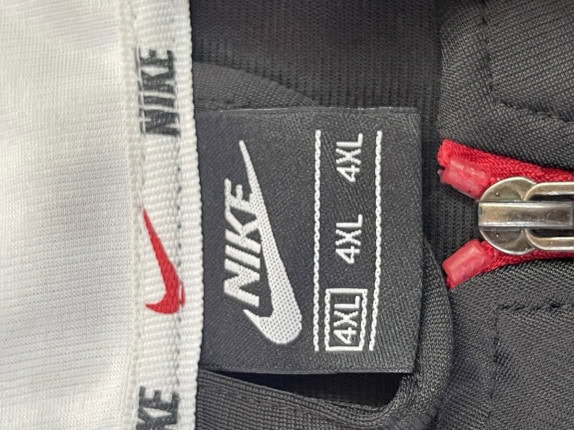 NIKE TRACK JACKET STREETWEAR ΜΑΥΡΟ ΑΝΤΡΙΚΟ PRE OWNED 4XL