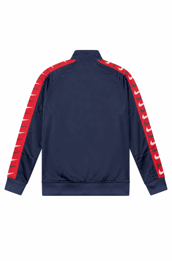 NIKE TRACK JACKET STREETWEAR NAVY ΚΟΚΚΙΝΟ ΑΝΤΡΙΚΟ PRE OWNED L