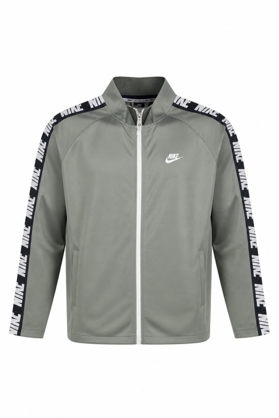NIKE TRACK JACKET STREETWEAR GREY MEN PRE OWNED XXL
