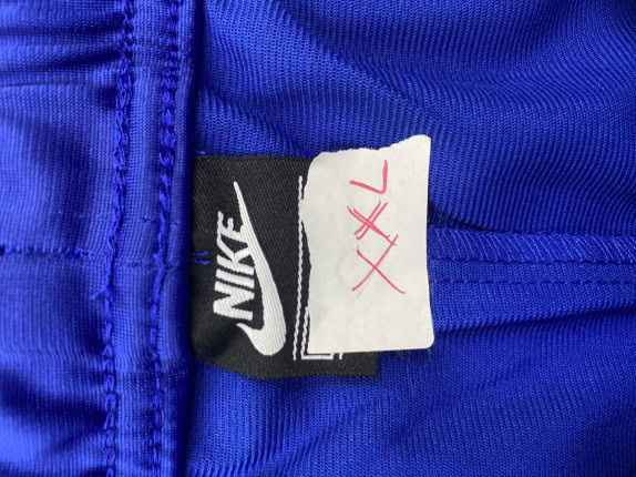 NIKE TRACK PANTS STREETWEAR BLUE MEN PRE OWNED XXL