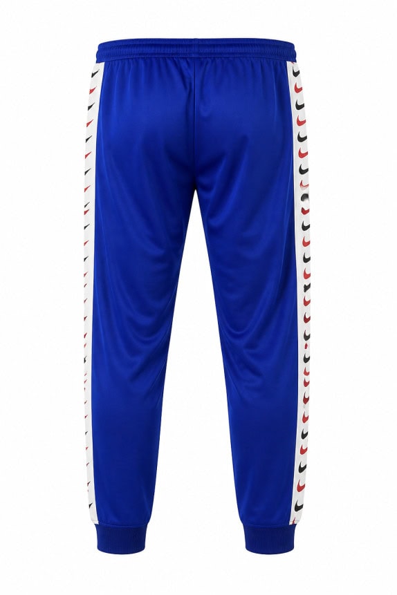 NIKE TRACK PANTS STREETWEAR BLUE MEN PRE OWNED XXL