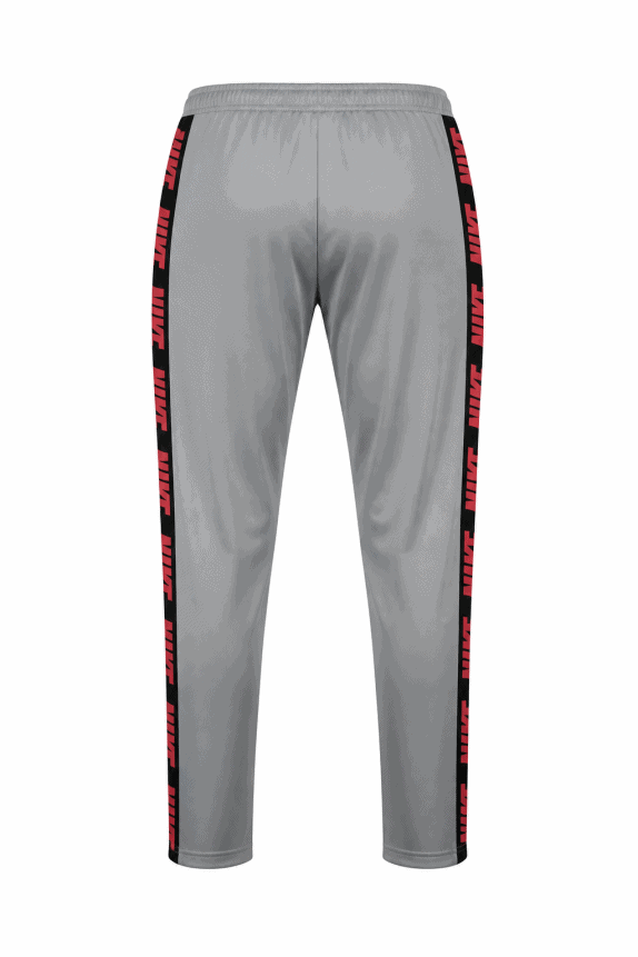 NIKE TRACK PANTS STREETWEAR GREY MEN PRE OWNED L