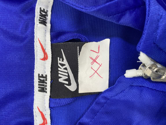 NIKE ΤΡΑΚ ΖΑΚΕΤΑ ΑΘΛΗΤΙΚΟ ΜΠΛΕ ΑΝΤΡΙΚΟ PRE OWNED XXL