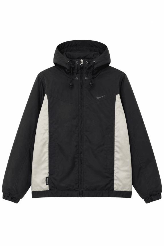 2000s NIKE WINDBREAKER RETRO BLACK OFF WHITE ΑΝΤΡΙΚΟ PRE OWNED  M