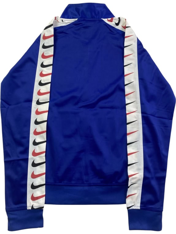 NIKE ΖΑΚΕΤΑ ΦΟΥΤΕΡ LOGO ΤΑΙΝΙΑ ΜΠΛΕ UNISEX S