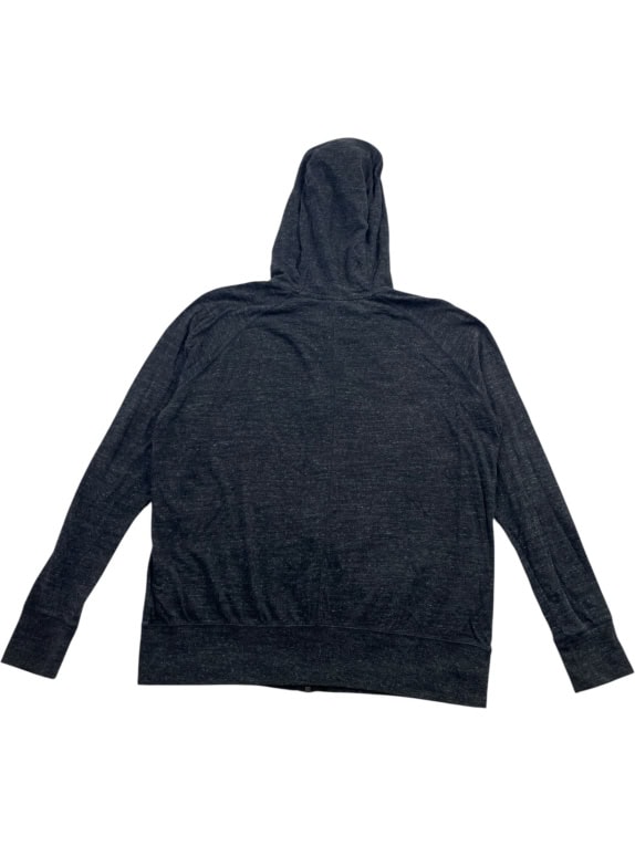 NIKE Zip-Up Hoodie Vintage Logo Grey Unisex XL