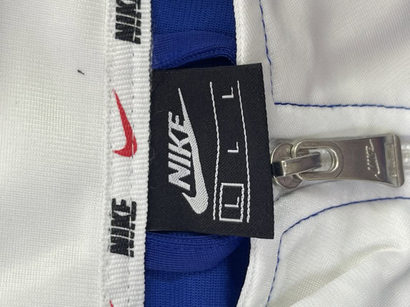 NIKE ΖΑΚΕΤΑ TRACK JACKET SPORTY ΜΠΛΕ ΑΝΤΡΙΚΟ PRE OWNED L