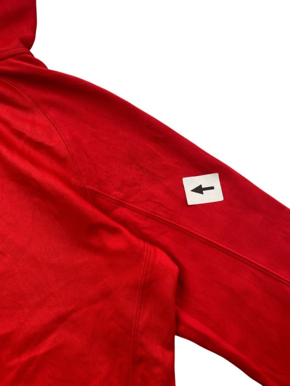 NIKE ZIP HOODIE SPORTSWEAR ΚΟΚΚΙΝΟ ΑΝΤΡΙΚΟ PRE OWNED M