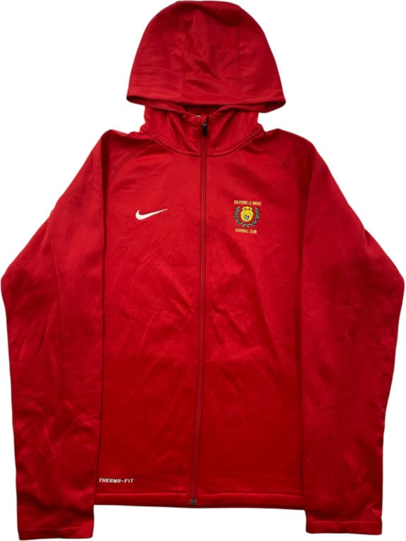 NIKE ZIP HOODIE SPORTSWEAR ΚΟΚΚΙΝΟ ΑΝΤΡΙΚΟ PRE OWNED M