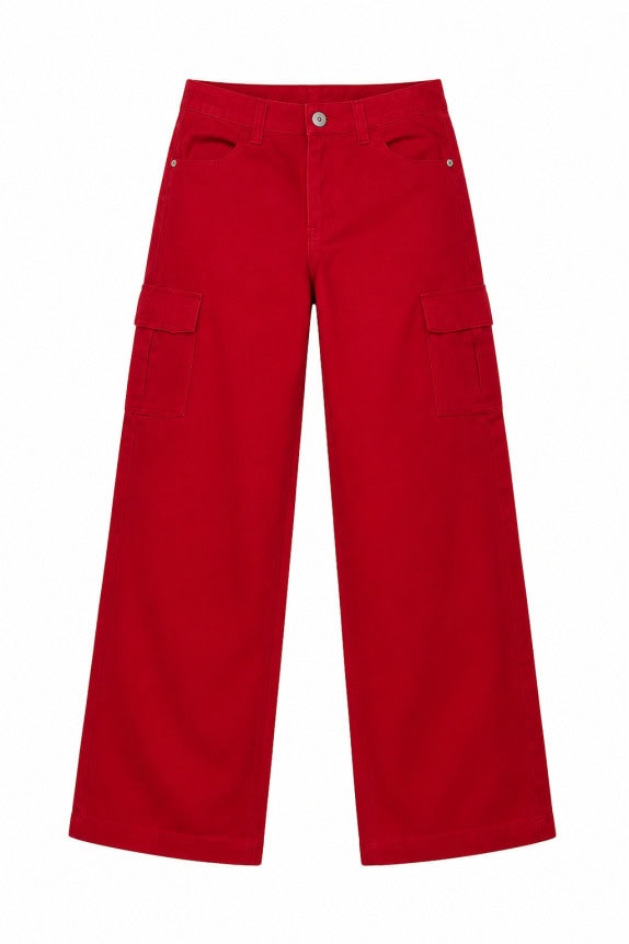 NO BOUNDARIES CARGO ΠΑΝΤΕΛΟΝΙ UTILITY ΚΟΚΚΙΝΟ ΓΥΝΑΙΚΕΙΟ PRE OWNED M