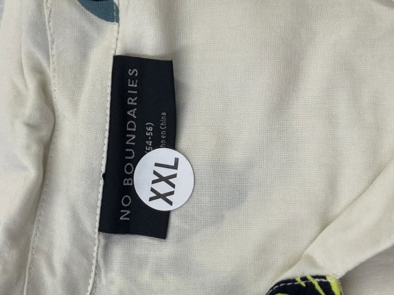 NO BOUNDARIES ΠΟΥΚΑΜΙΣΟ TROPICAL PRINT OFF WHITE ΑΝΔΡΙΚΟ PRE OWNED XXL