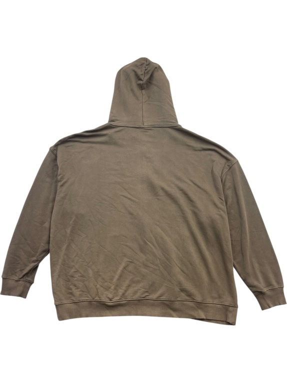 No Boundaries Ζακέτα Φούτερ με Κουκούλα Oversized Μπεζ Unisex XXL