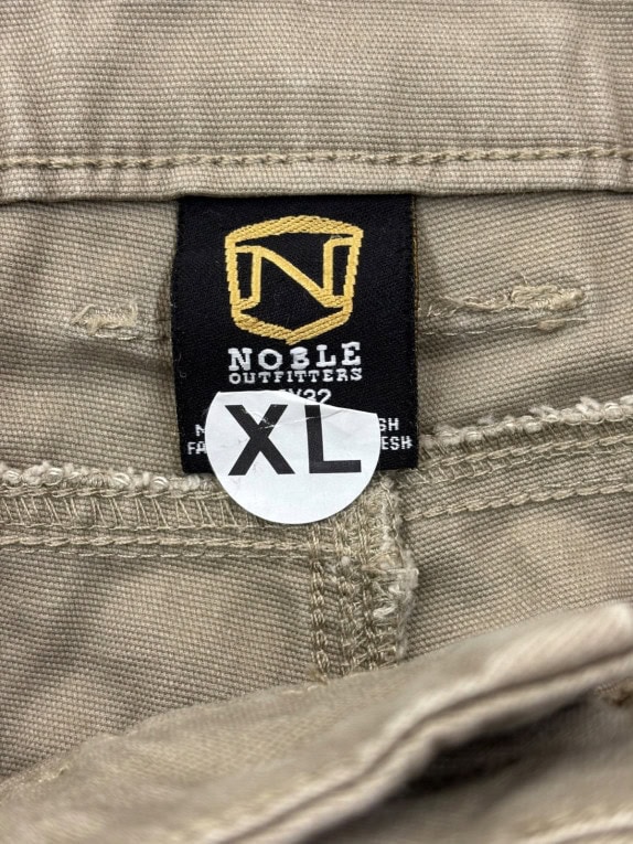 NOBLE OUTFITTERS CARGO PANTS UTILITY ΠΡΑΣΙΝΟ ΑΝΤΡΙΚΟ PRE OWNED XL
