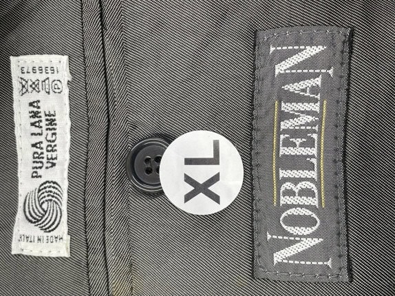 90s NOBLEMANT SUIT CLASSIC GREY MEN PRE OWNED XL
