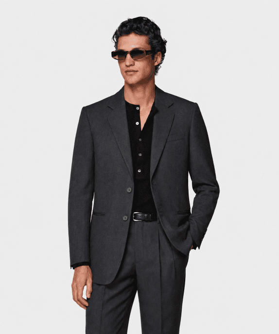 90s NOBLEMANT COMPLETO CLASSIC GRIGIO UOMO PRE OWNED XL