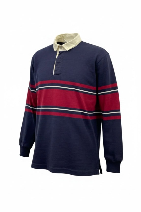NOONE IMAGEWEAR ΡΑΓΚΜΠΙ ΜΠΛΟΥΖΑ RETRO NAVY ΑΝΤΡΙΚΟ PRE OWNED S