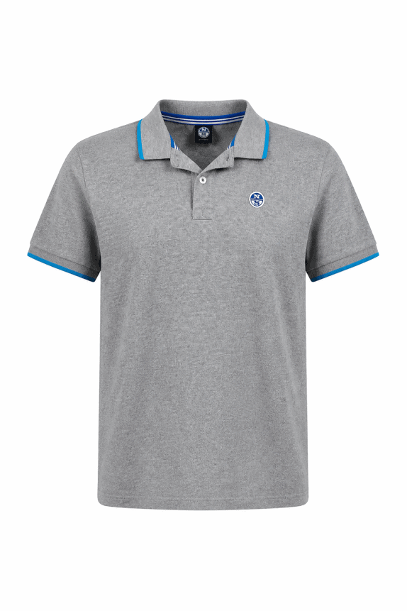 NORTH SAILS POLO SHIRT MINIMAL ΓΚΡΙ ΑΝΤΡΙΚΟ PRE OWNED S