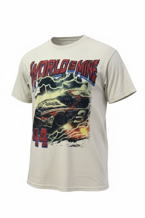 NOVA MEN T SHIRT RACING GRAPHIC OFF WHITE MEN PRE OWNED M
