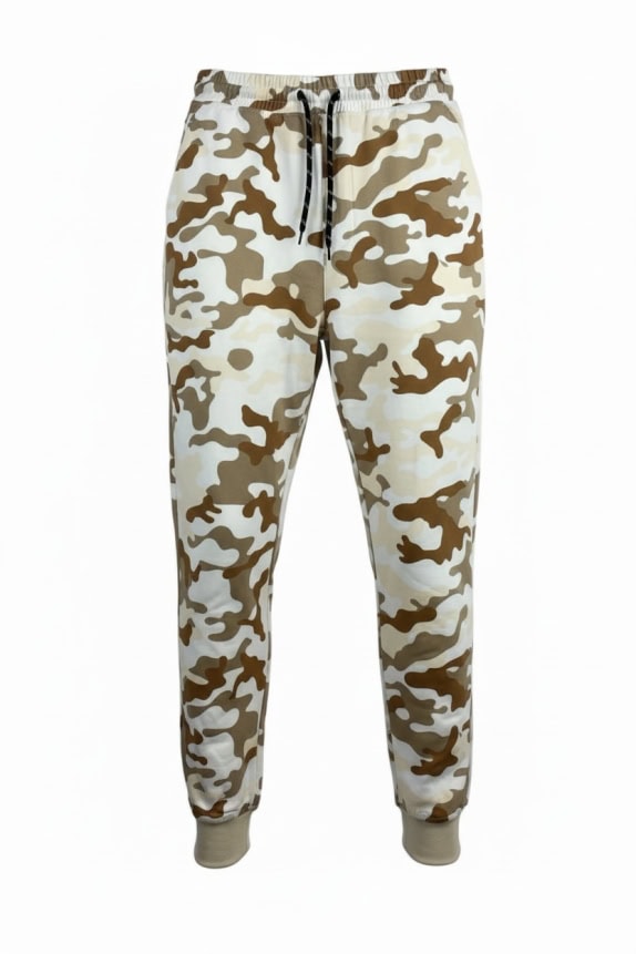 OBEY Sweatpants Camo Logo Brown/Beige Unisex L