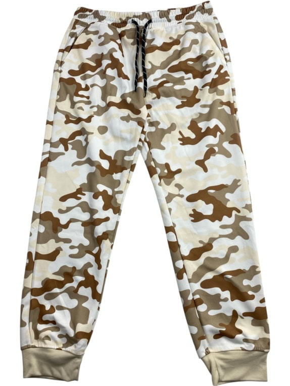 OBEY Παντελόνι Φόρμας Camo Logo Καφέ/Μπεζ Unisex L