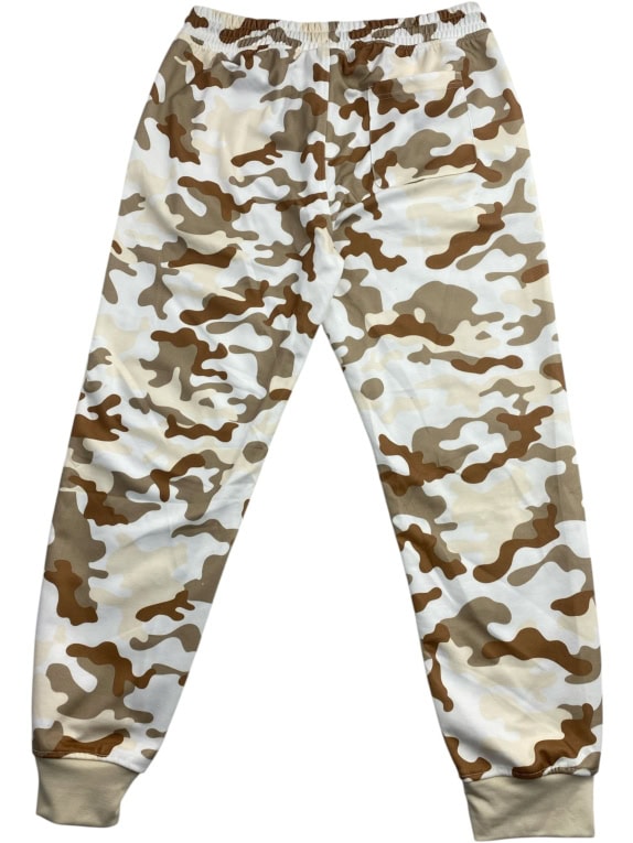 OBEY Παντελόνι Φόρμας Camo Logo Καφέ/Μπεζ Unisex L