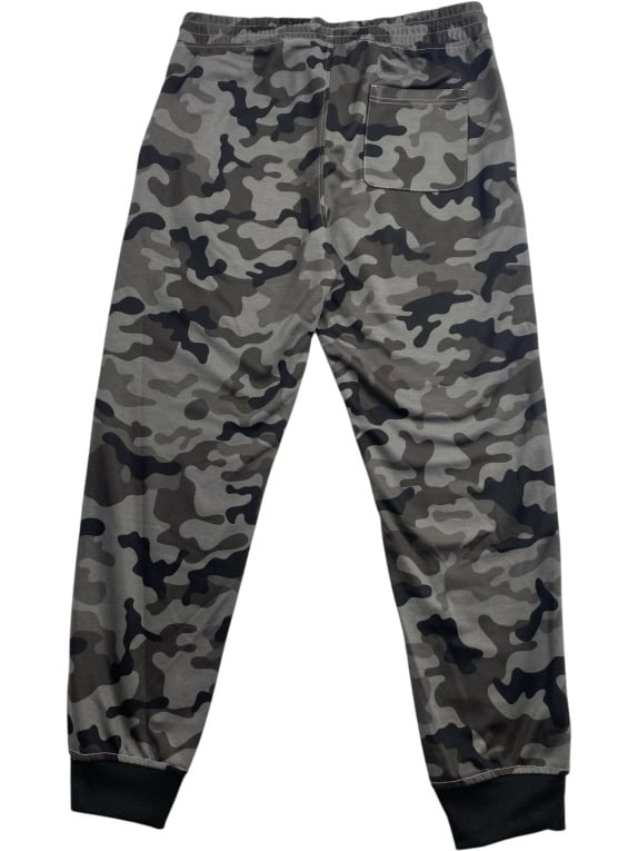 OBEY JOGGER PANTS CAMOUFLAGE WITH CUFFS GREY MEN'S L