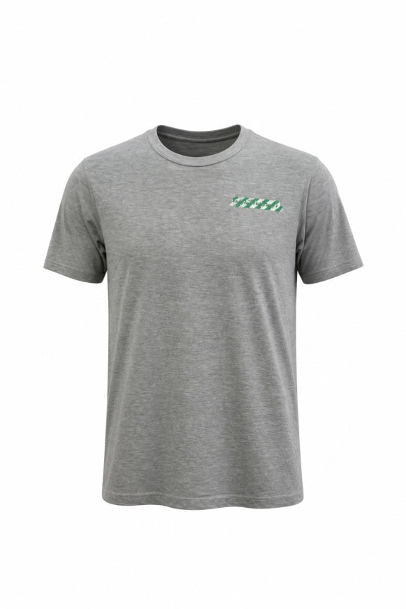OFF-WHITE T-SHIRT CASUAL ΜΕ ΛΟΓΟΤΥΠΟ ΚΑΙ