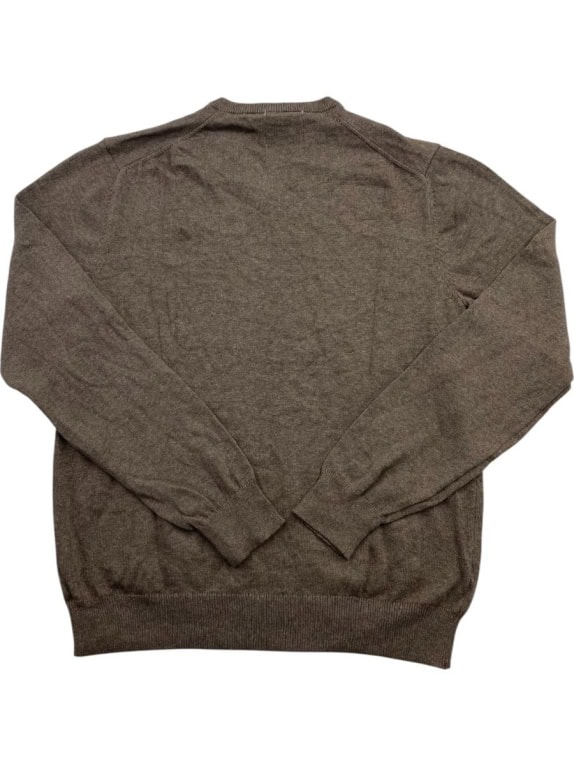 OLD NAVY Ανδρική Πλεκτή Μπλούζα V-Neck Casual Καφέ Μέγεθος L