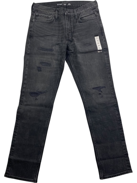 Old Navy Jeans Slim Built-In Flex Nero da uomo M (W32xL32)