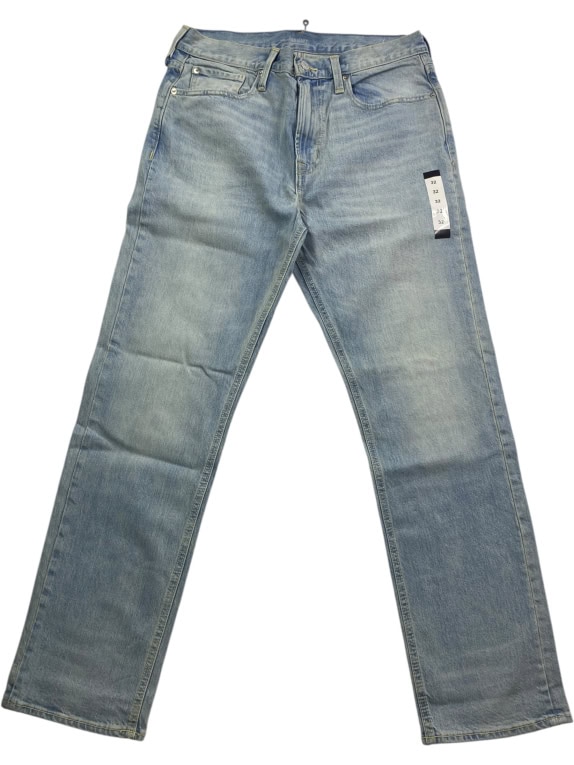 Old Navy Jean Παντελόνι Straight Fit Ανοιχτό Μπλε Ανδρικό M (W32xL32)