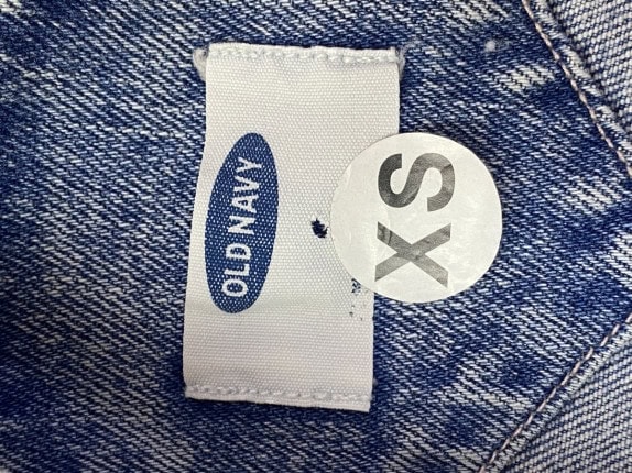 OLD NAVY ΟΛΟΣΩΜΗ ΦΟΡΜΑ DENIM WASHED ΜΠΛΕ ΓΥΝΑΙΚΕΙΟ PRE OWNED XS