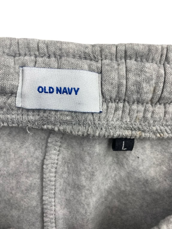 OLD NAVY Sweatpants Basic Logo Grey Men's L