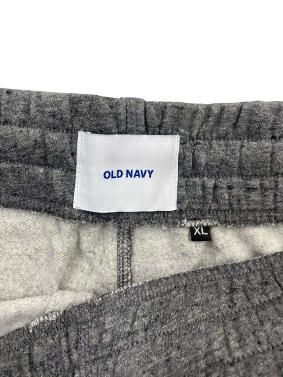 OLD NAVY Παντελόνι Φόρμας Casual Logo Γκρι Ανδρικό XL
